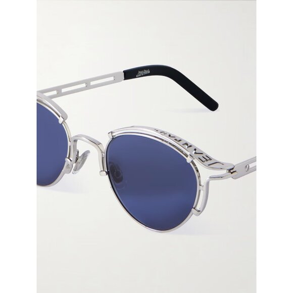 Jean Paul Gaultier Sourcil Sunglasses Silver Metal main image 4